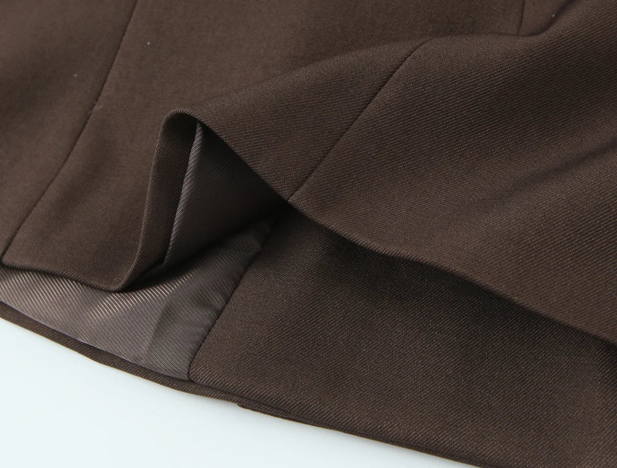 2025 New Women Pants Fashiontwo-piece set Women Sexy V-Neck With Belt Top+ wide-leg Pants 2 Pieces Sets Elegant Women Suit