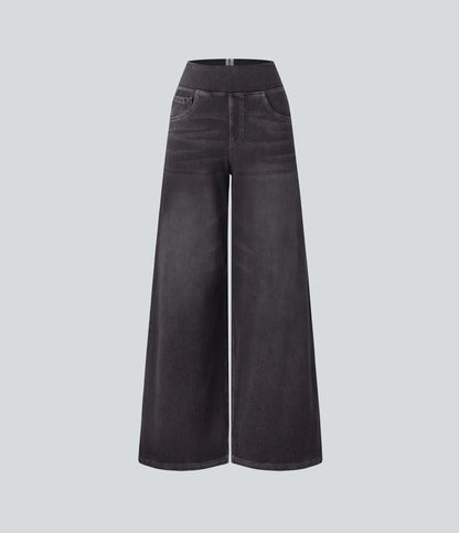 STYGOD™ High Waisted Baggy Wide Leg Jeans