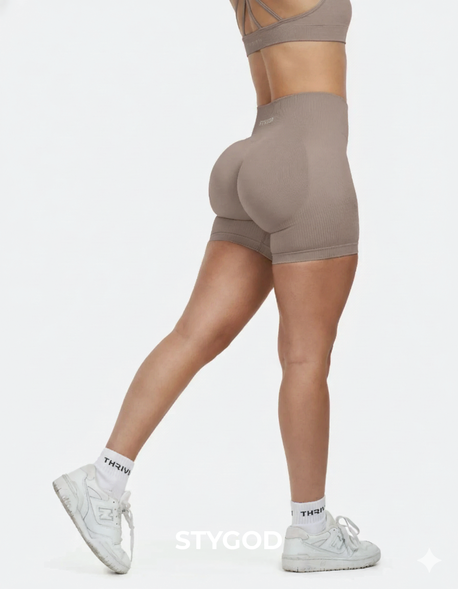 STYGOD™ Elevate Ribbed Contour Shorts