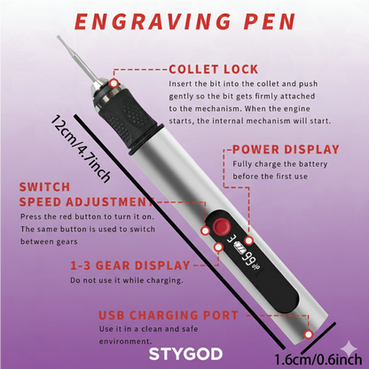 STYGOD™ Mini Electric Engraving Carve Pen