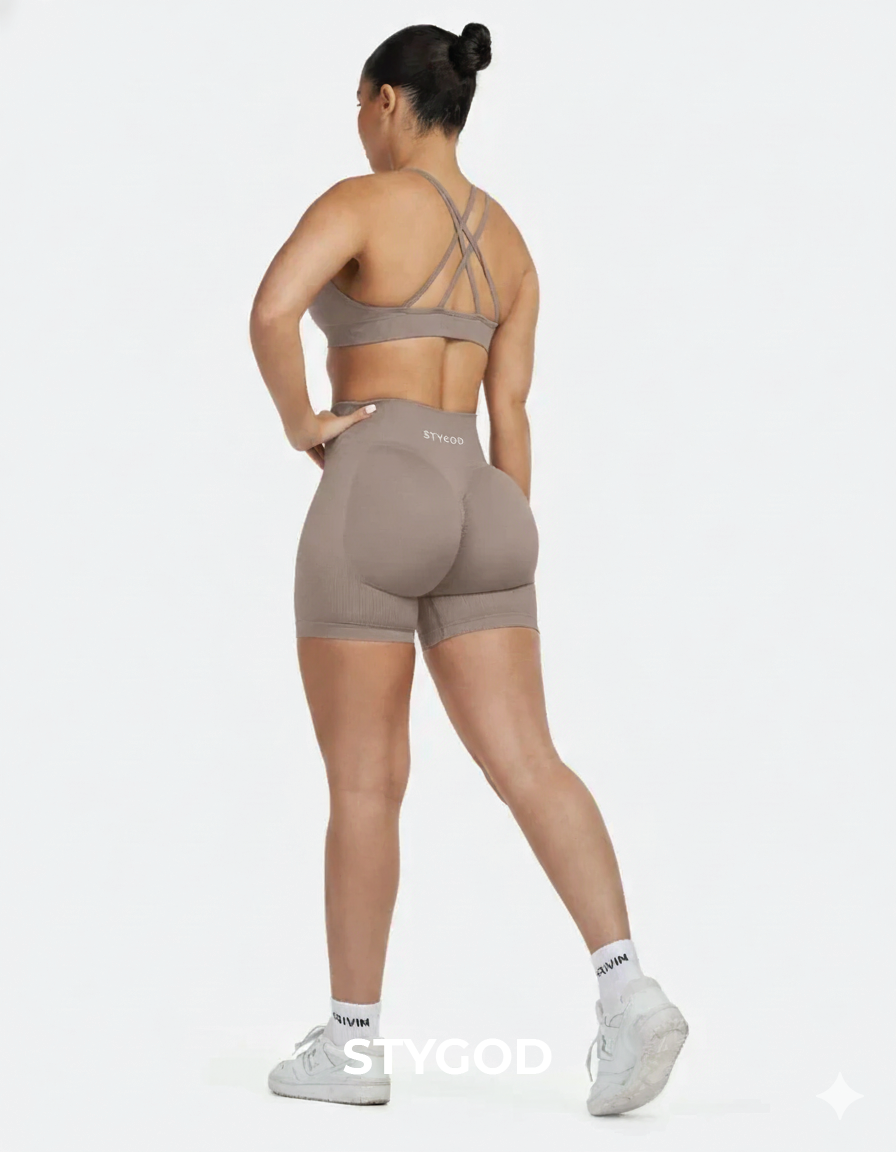 STYGOD™ Elevate Ribbed Contour Shorts