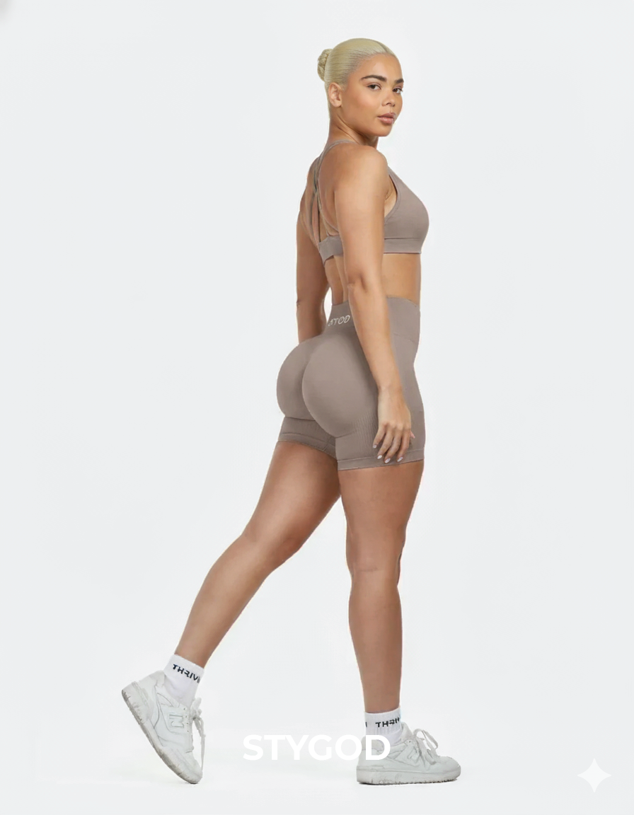 STYGOD™ Elevate Ribbed Contour Shorts