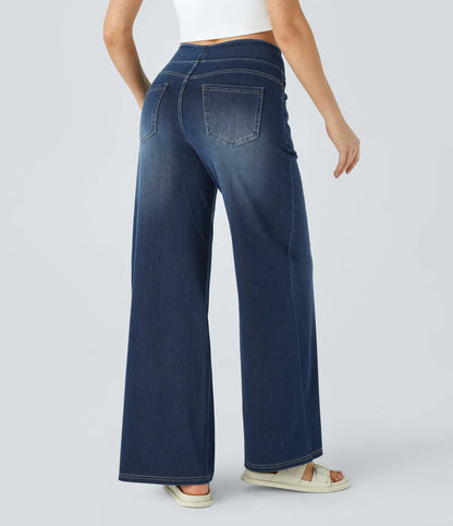 STYGOD™ High Waisted Baggy Wide Leg Jeans