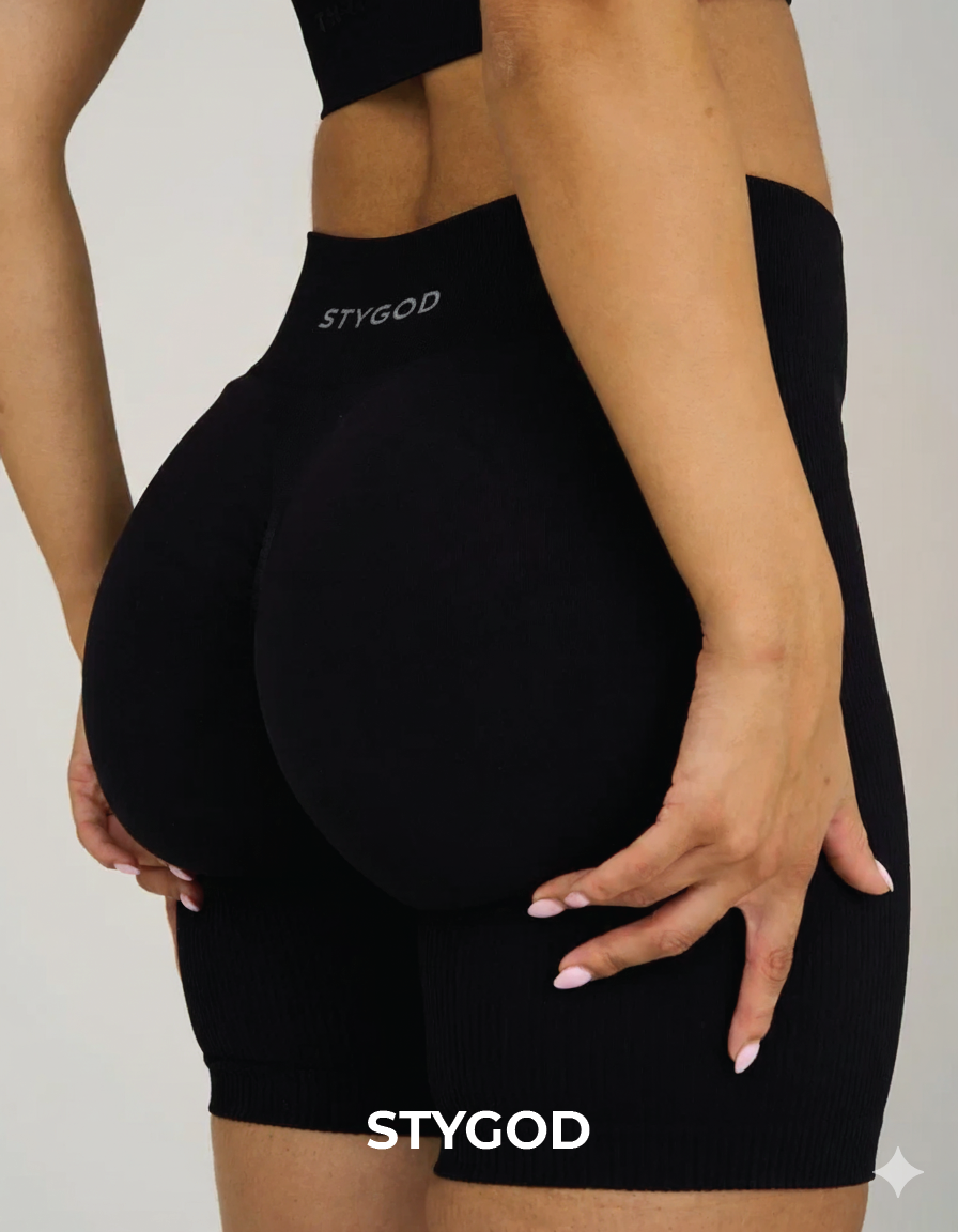 STYGOD™ Elevate Ribbed Contour Shorts