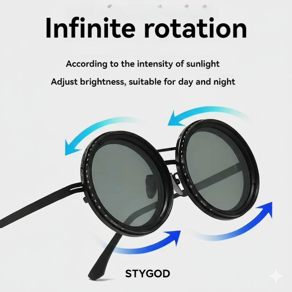 STYGOD™ 2025 Dimmable Polarized Sunglasses