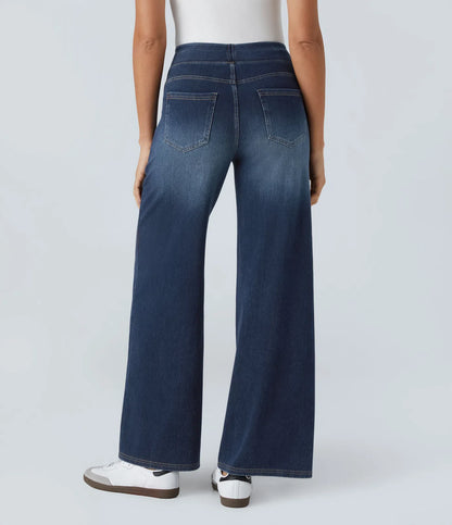 STYGOD™ High Waisted Baggy Wide Leg Jeans