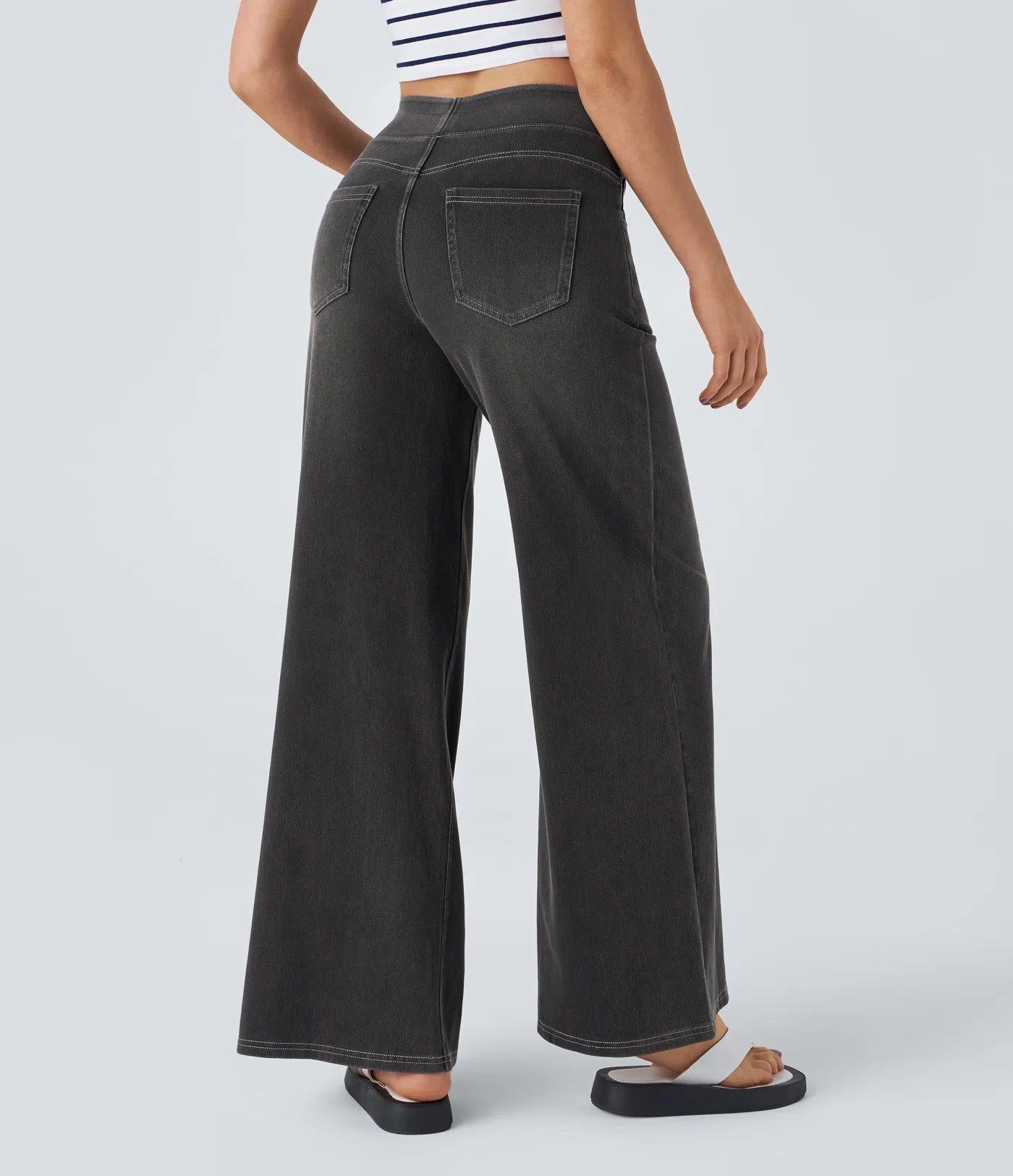 STYGOD™ High Waisted Baggy Wide Leg Jeans