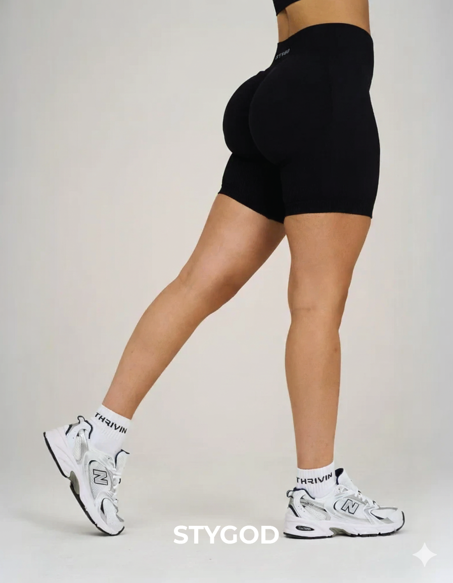 STYGOD™ Elevate Ribbed Contour Shorts
