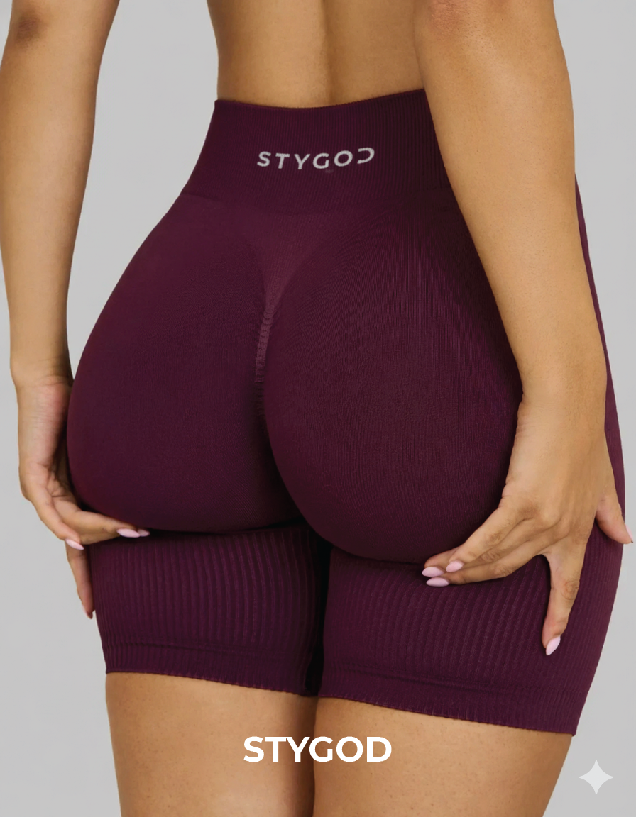 STYGOD™ Elevate Ribbed Contour Shorts