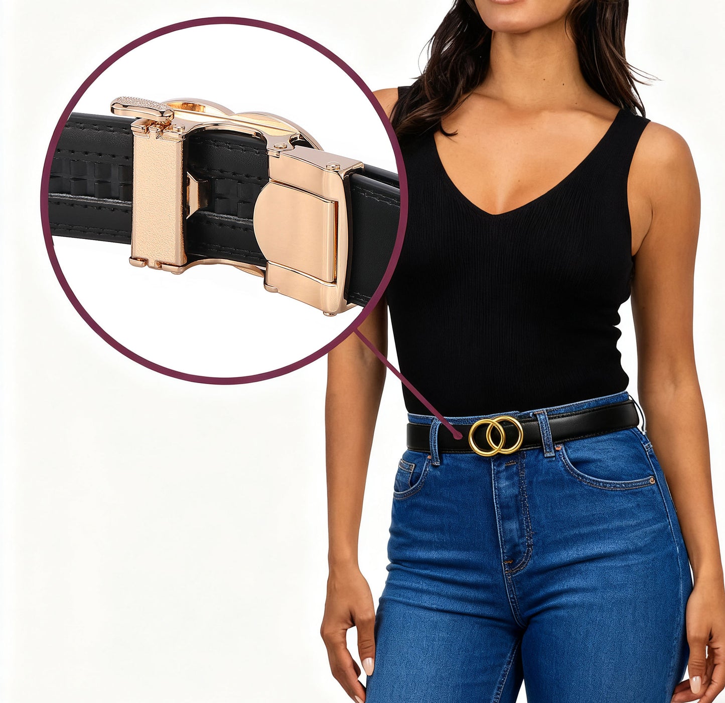 STYGOD™ Women's Leather Belt