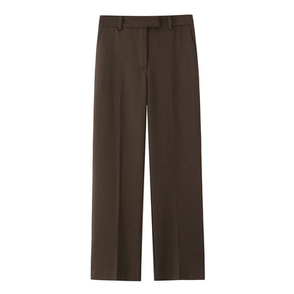 2025 New  Women Pants Fashiontwo-piece set Women Sexy V-Neck  With Belt Top+ wide-leg Pants 2 Pieces Sets Elegant Women Suit