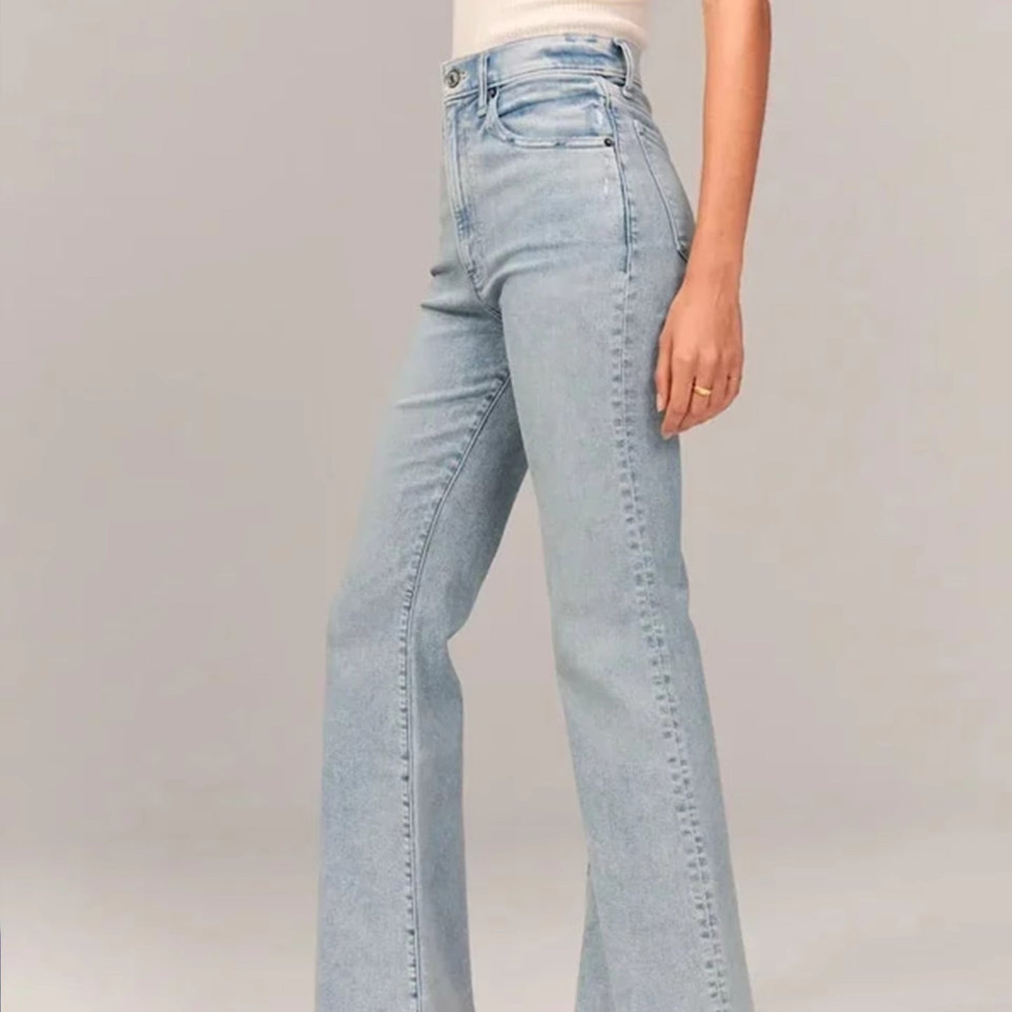STYGOD™ High Rise Flare Jeans