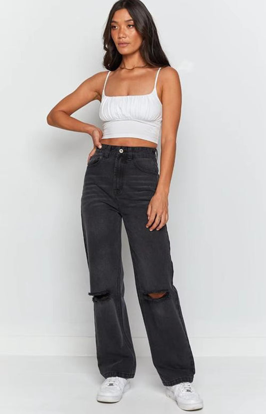 STYGOD™Tummy Control Wide Leg Jeans